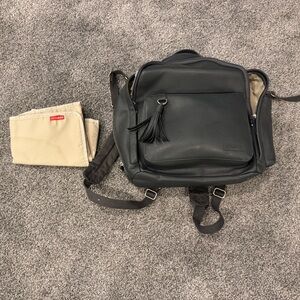 Skip Hop Black Baby Bag with Tassel Accent